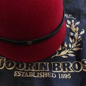 Goorin Bros Cherry Red Cloche (never worn)